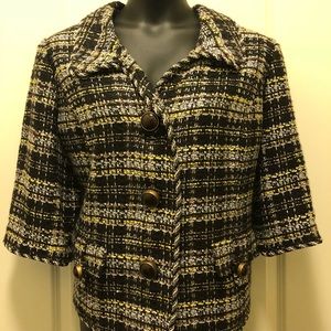 Beautiful Tweed Jacket by Grace Elements.